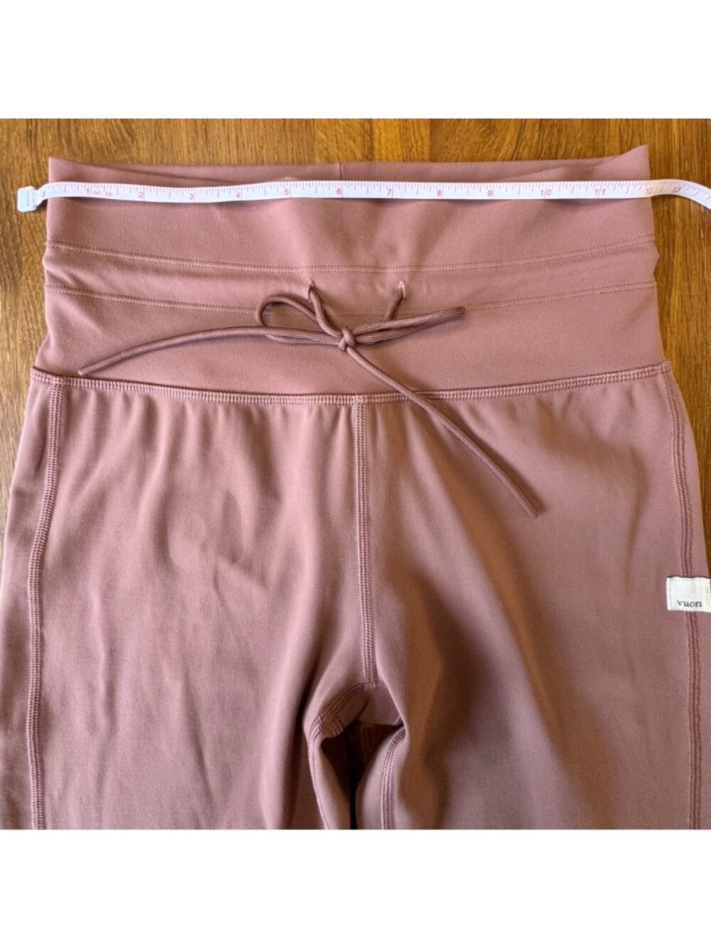 VUORI Daily Legging Womens S Sedona Brown Mauve Drawstring High-Waisted Leggings - Picture 7 of 15